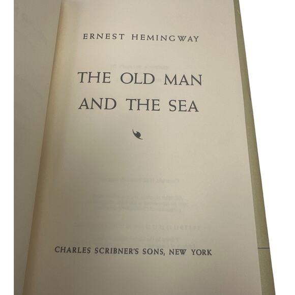The Old Man And The Sea by Ernest Hemingway 2nd Edition 1977 - Picture 5 of 6